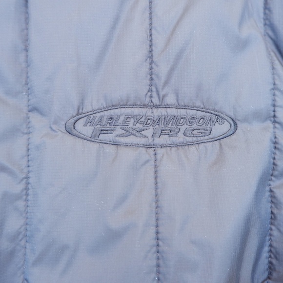 Harley Davidson FXRG Mens Jacket Liner Size XL Black Puffer Riding Motor Biker - Picture 4 of 10